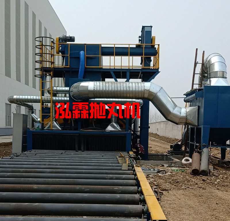 鋼板拋丸除銹機對鋼板進行表面處理 鋼板拋丸除銹機對鋼板進行表面處理